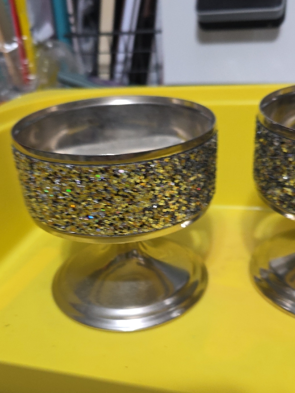 Bath & Body Works Silver Pedestal Candle Holder RARE